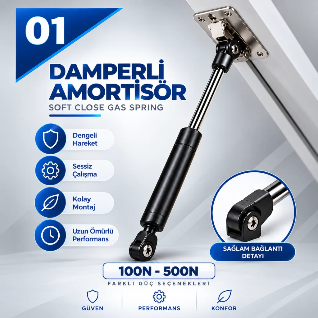 Damperli amortisör
